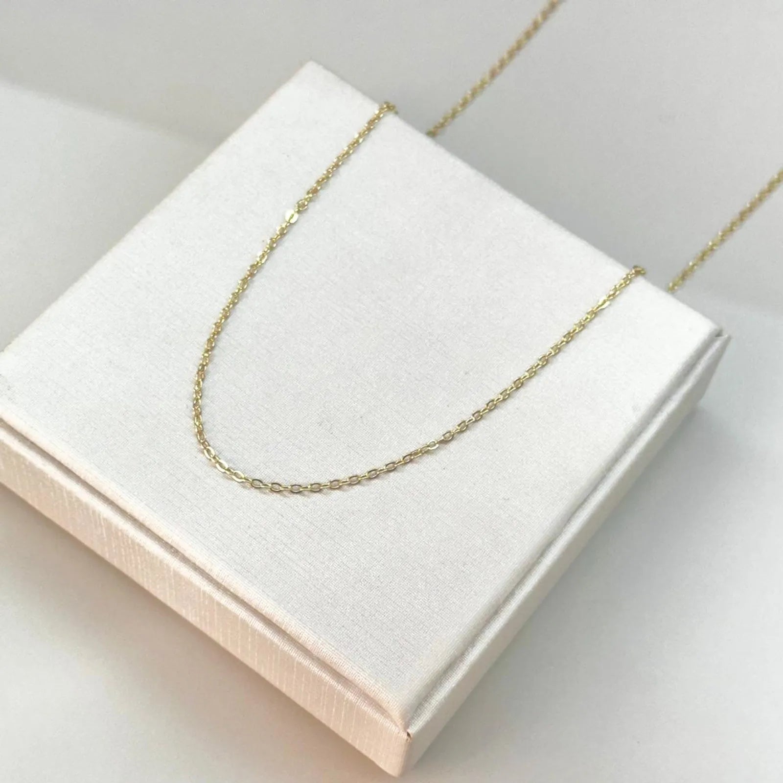 CORRENTE PORTUGUESA 45CM BANHADA A OURO 18K