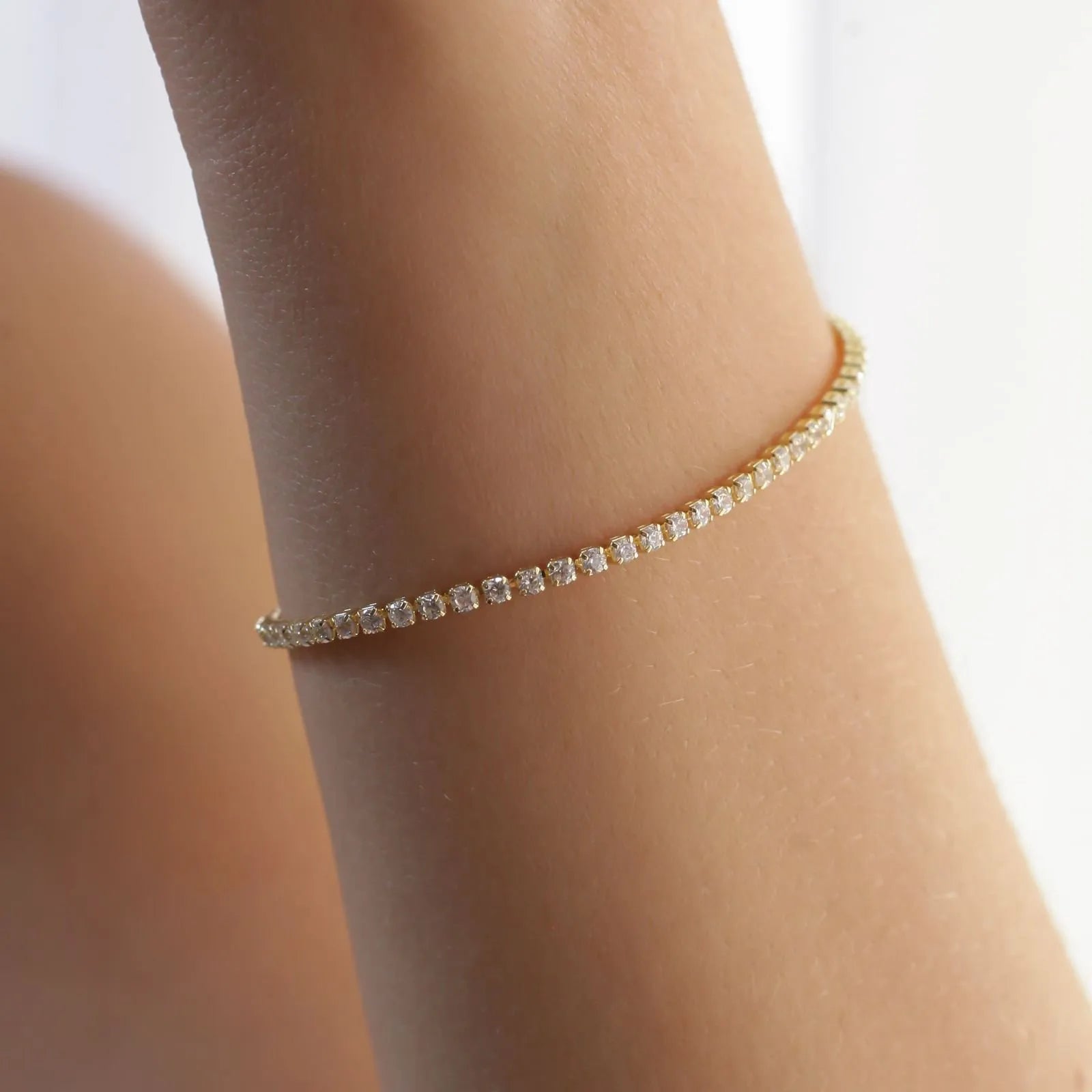 PULSEIRA RIVIERA BANHADA A OURO 18K - 2MM