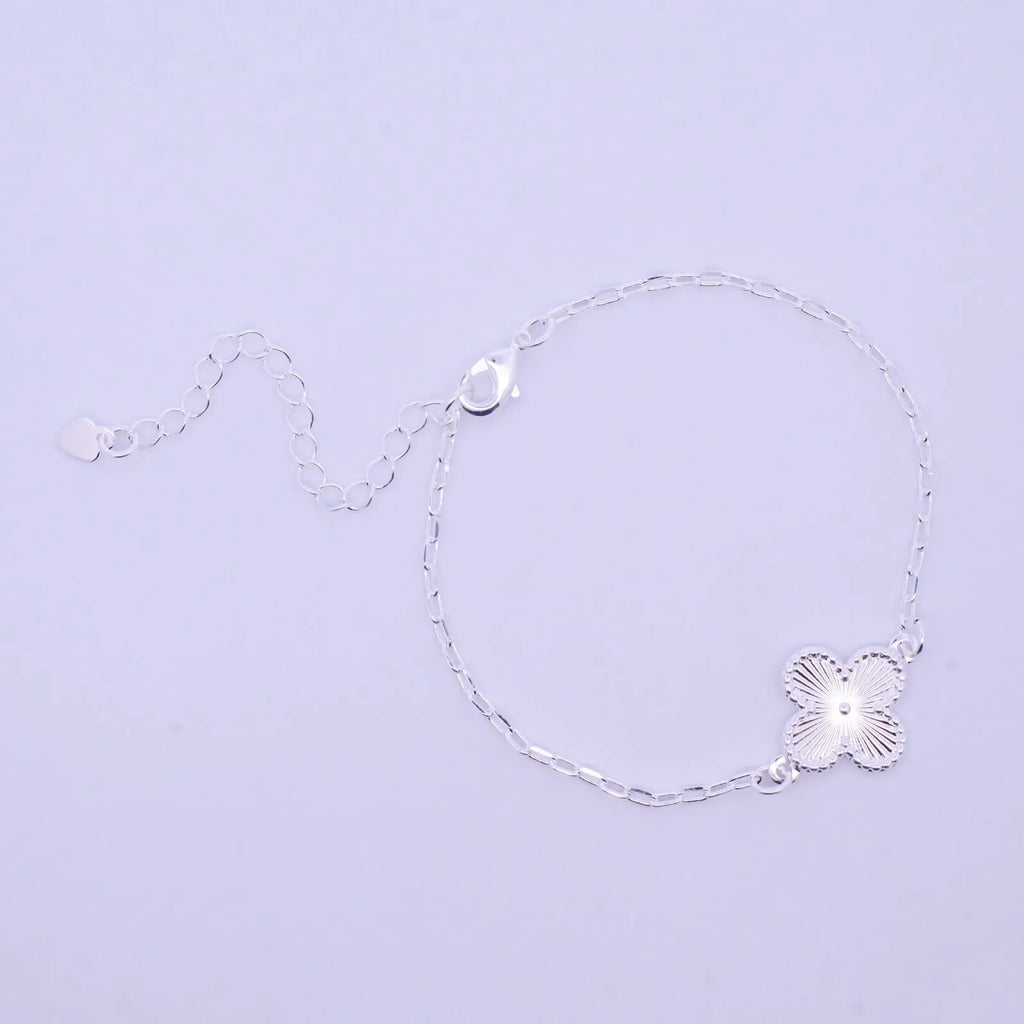 PULSEIRA TREVO INSPIRAÇÃO BANHADA A PRATA